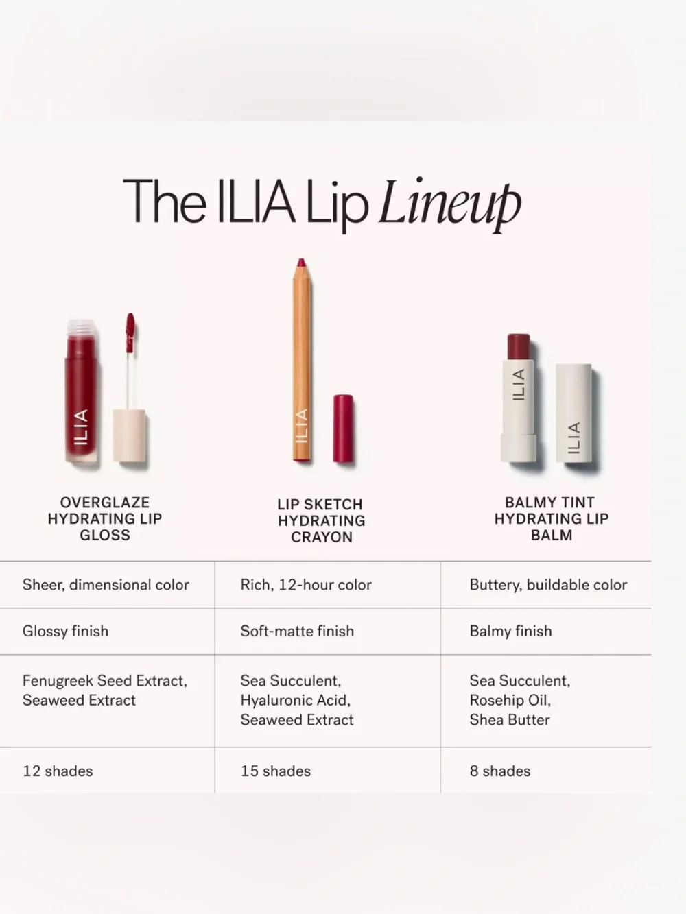 ILIA Overglaze Hydrating Lip Gloss for 24-Hour Moisture Color Flambé Vivid